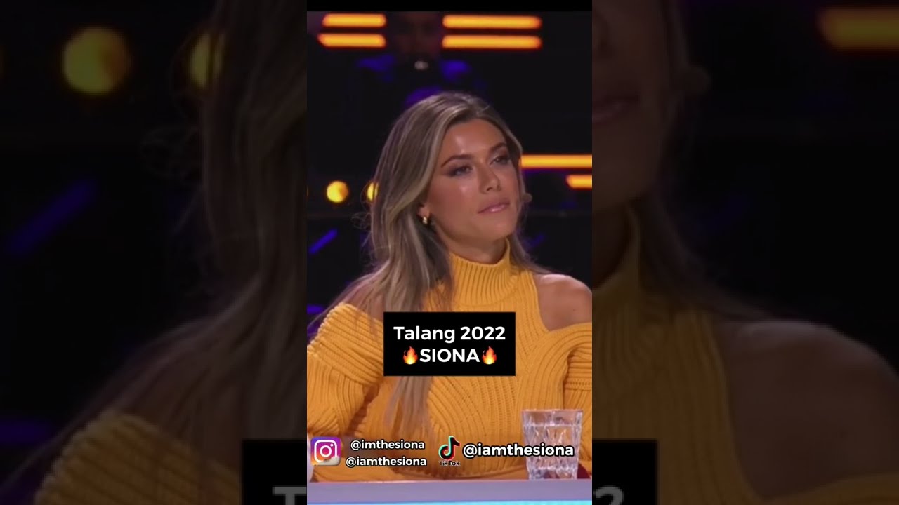 TALANG 2022🔥 SIONA LIVE MUSIC | Swedish rapper