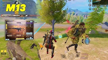 M13 IS TOO BROKEN FOR CLOSE TO MID RANGE 🔥 IN COD MOBILE | BEST M13 GUNSMITH CODM