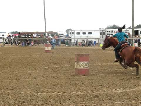 Jennifer McGraw & Spider Winning Double R - NBHA FL06 by .3 tenths 1/16.10