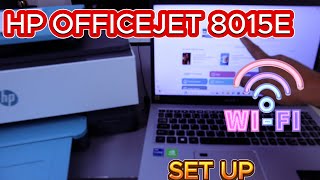How To Do HP Officejet 8015e WIFI Setup with  Laptop Computer