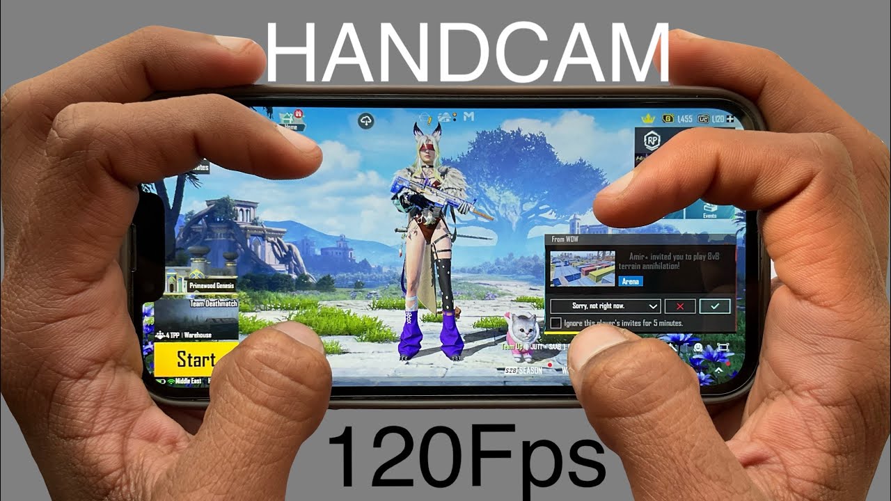 iPhone 13 Pro 120Fps Handcam Test Solo vs Squad Gameplay in PubgMobile