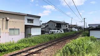 富山地鉄16010系普通　富山地方鉄道本線東新庄〜新庄田中
