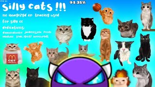 Silly cats (Easy Demon) by eggyburstmagic | Geometry Dash