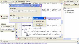 Exceptions in Constructors and Destructors - Delphi #30