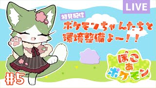 【#ぽこあポケモン】 ポケモンちゃんたちと環境整備よ～！！#5【初見配信 / ネタバレあり】