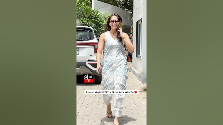 Sharvari Wagh Lights Up Mumbai Streets with Effortless Grace & Timeless Charm in a Kurta-Pant Combo