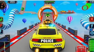 Impossible Mega ramp super car racing gameplay super car fly screenshot 1