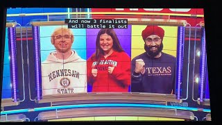 Jeopardy National College Chdanionship 2022 Intro  Finals Game 1 22222