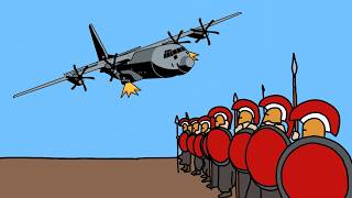 What If a Single AC-130 Gunship Was Sent to Destroy the Roman Empire?