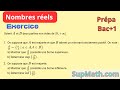 inf et sup, exercice sur les nombres réels (CPGE (MPSI,MP2I, PCSI, PTSI) analyse 1)