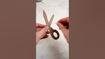 Snip, Snip! DIY Cardboard Scissors for Kids! ✂️✨