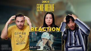 FIRST TIME REACTING TO CHUNG HA 청하 ''EENIE MEENIE (Feat. 홍중(ATEEZ))' M/V!