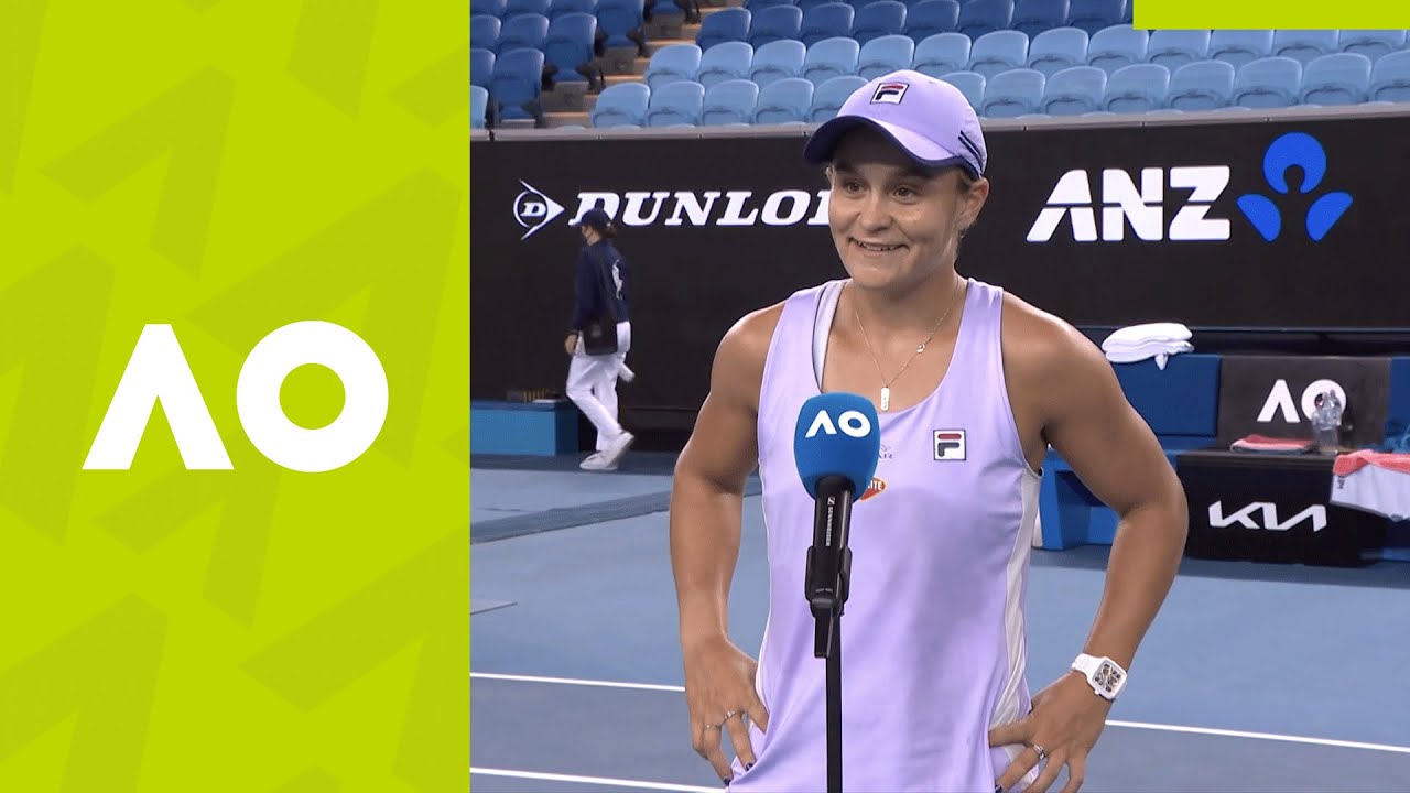 Ash Barty: "It's something I've never experienced before!" on-court interview | Australian Open 2021