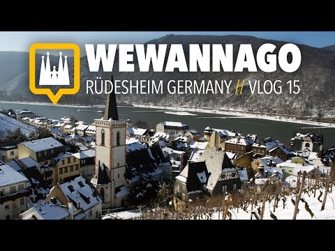 Exploring Rüdesheim on the Rhein River in Germany // Round the World Travel // WeWannaGo TV