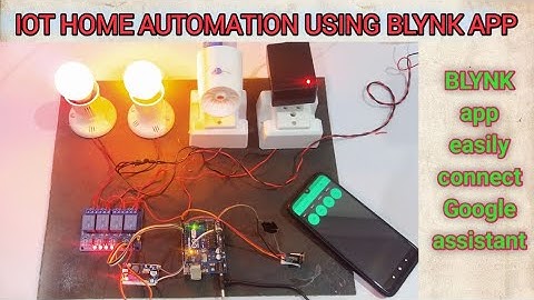 Iot home automation using BLYNK app | IFTTT | control home appliances with smartphone | Arduino