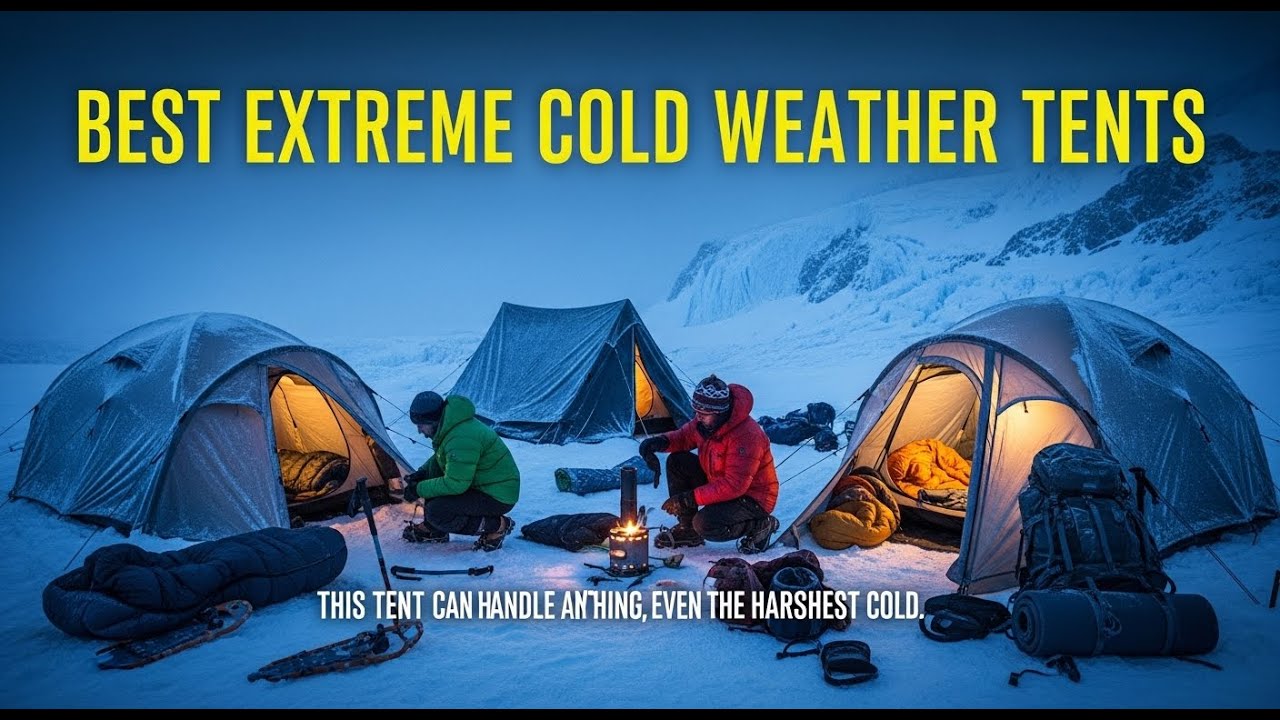ТОП-5 лучших палаток для экстремально холодной погоды 2025 года | С этими палатками экстремальный...