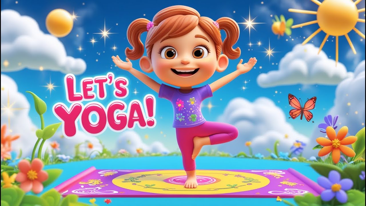 🧘 Let’s Do Yoga Every Day! | Fun Kids Poem for Healthy Living 🌼