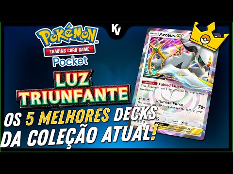 MELHORES DECKS POKEMON TCG POCKET - COLEÇÃO LUZ TRIFUNFANTE - META REPORT #6