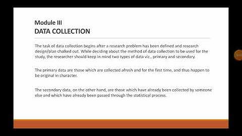 BRM- DATA COLLECTION