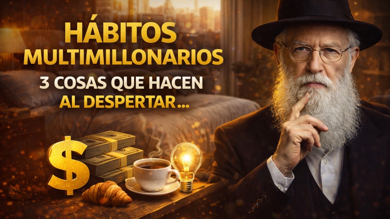 HÁBITOS MULTIMILLONARIOS - HAZ ESTAS 3 COSAS CADA MAÑANA