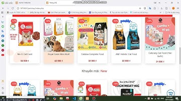 Đồ án + Báo Cáo website bán đồ ăn thú cưng PETSHOP PHP & MYSQL đầy đủ chức năng quản trị vàngườidùng