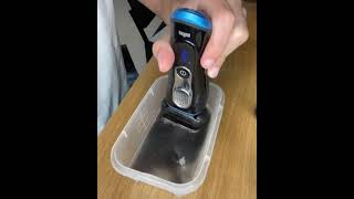 This is what happens when you put an electric shaver in alcohol This is what happens when you put an electric shaver in alcohol