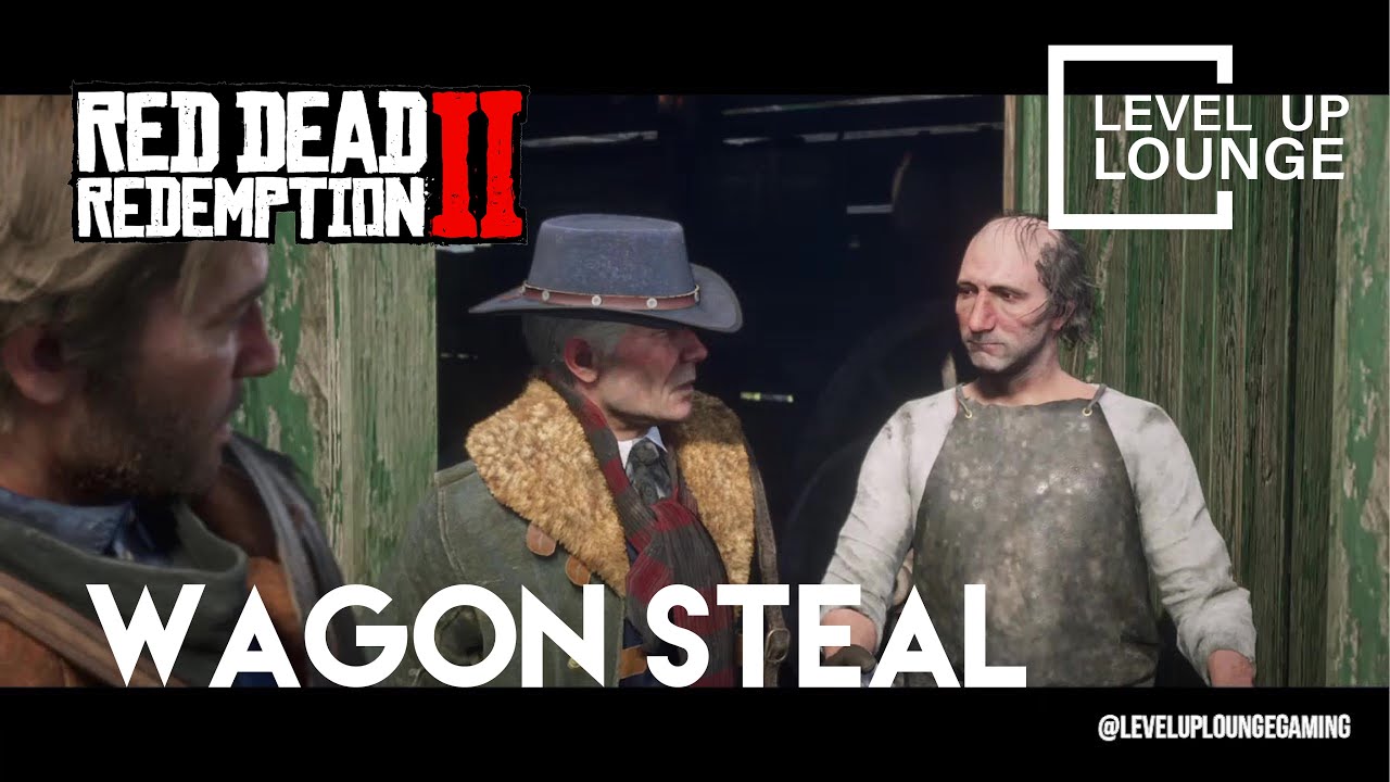 Red Dead Redemption 2 - Wagon Heist in 'The Spines of America' Mission | Robbery | Gameplay 🤠💰🔫