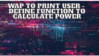USERDEFINE FUNCTION TO CALCULATE POWER ⚡💪👍|| C || KEYSTROKES & COFFEE ☕
