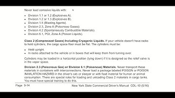 9-4 Hazmat Loading and Unloading