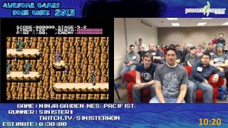 Ninja Gaiden SPEED RUN (0:17:51) *Live at AGDQ 2013* by Sinister1 [NES]