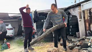 İLYAS EMMİ OLEO MAC GSH 56 İLE KIŞLIK ODUN YAPMAYA DEVAM EDİYOR / FİREWOOD FOR WİNTER