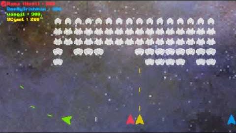 Multiplayer Space Invaders