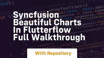 syncfusion beautiful charts in flutterflow full walkthrough