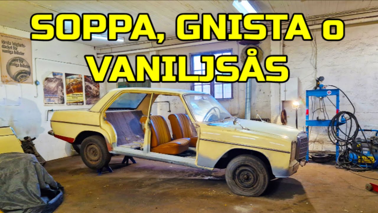 Går den att köra? Mercedes 250 W114 Projekt Vaniljsåsen