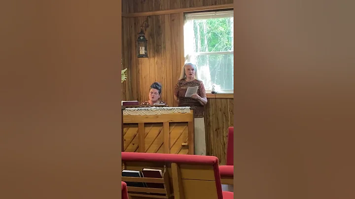 Sunday April 24th Sister Geraldine Sutton singing