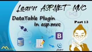 13 | Datatable jqurey pulgin in asp.net mvc in hindi/Urdu | mtechsol