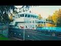 Saimaa canal summer drone stock 4k footage