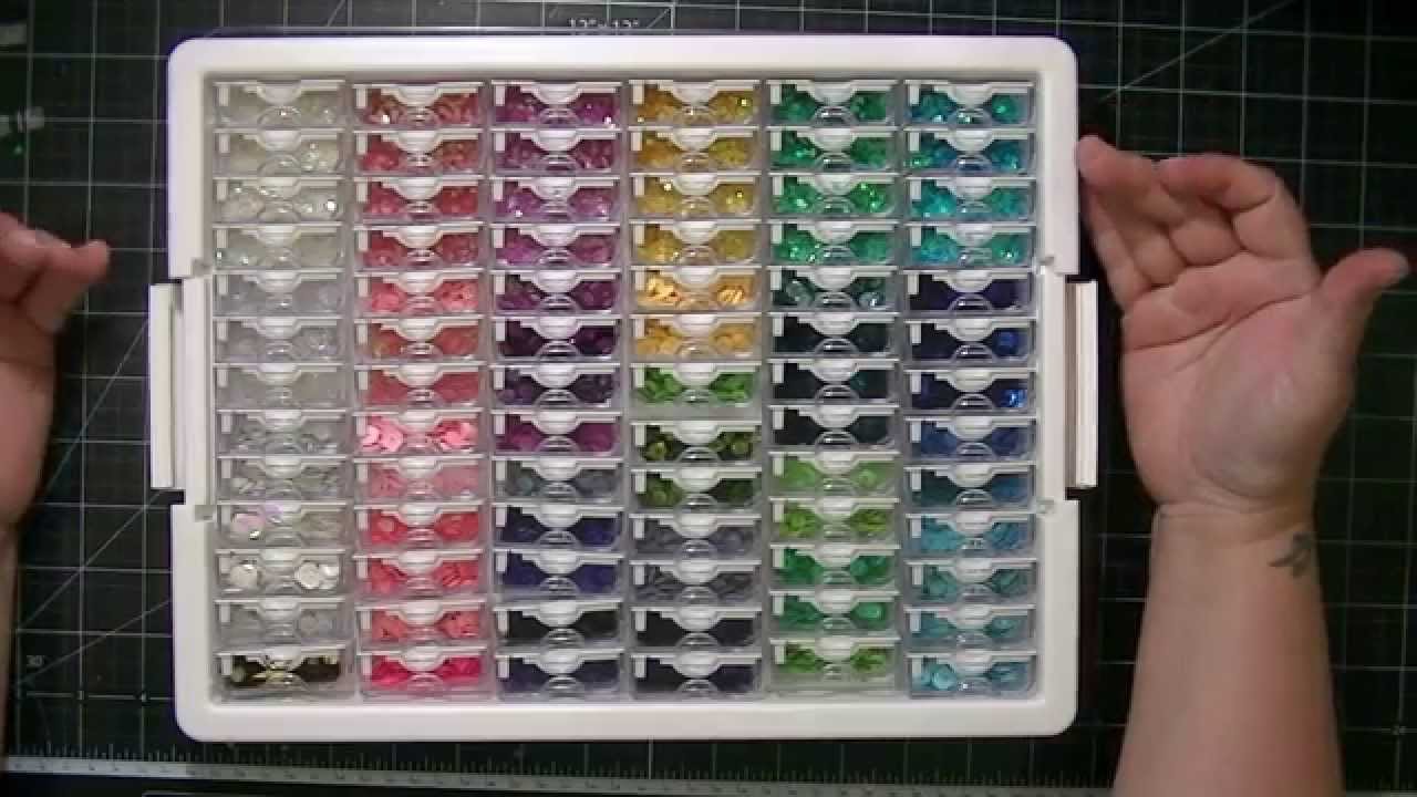 Kat's New Sequin & Small Embellishment Organization System 