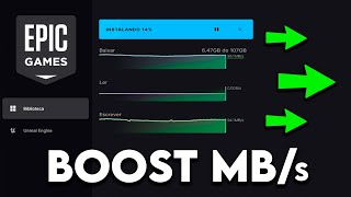 How to increase the download speed of the Epic Games Launcher (download/install faster) screenshot 2