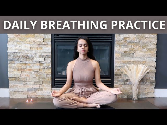 Daily Pranayama Practice | Deep Breathing Exercises For Mind & Body ( Beginner ) class=