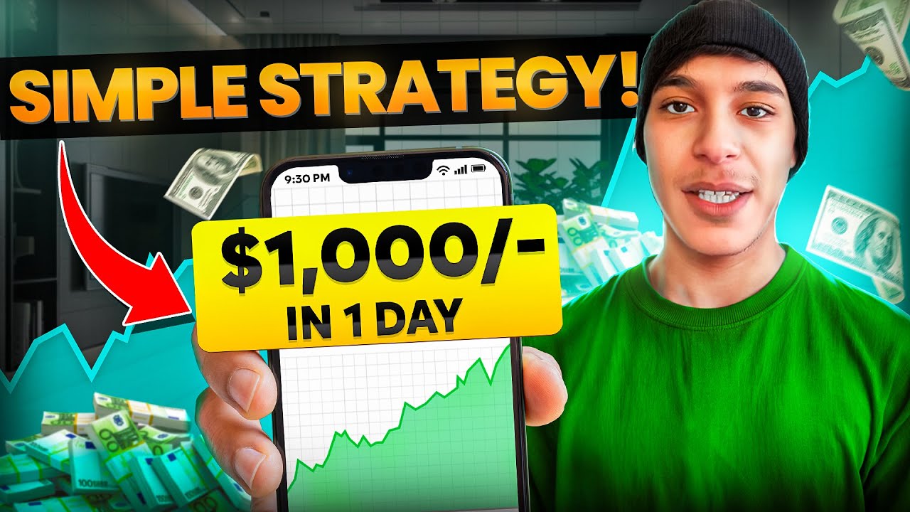 How i made 1k Trading Gold with this Stupid Strategy !