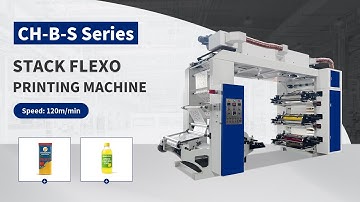 6 colors stack flexo printing machine/flexographic printing machine for bopp/pe/cpp/pet