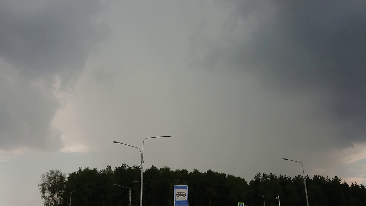 Мощный раскат грома в Москве, 19 июня 2020. - YouTube