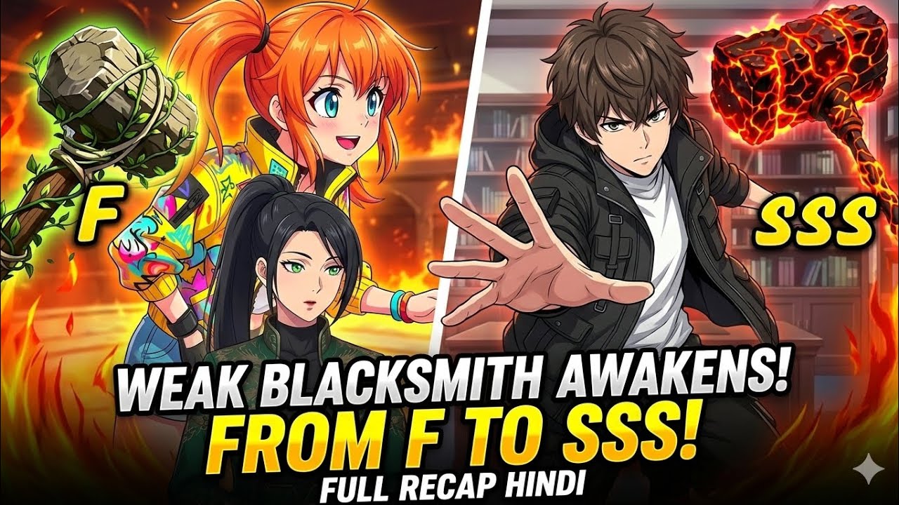 Weak Blacksmith Awakened a Cheat Ability and Becomes the World’s Last Hope! | Manhwa recap Hindi