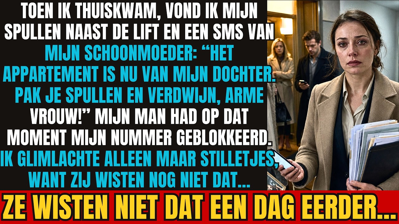 Mijn schoonmoeder en mijn man zetten me het huis uit, zonder te weten dat ik de dag ervoor…