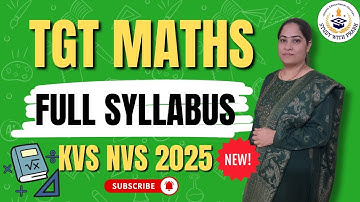 TGT Maths Tier 2 Mains Syllabus 2025 | KVS & NVS Official PDF Explained | Strategy + Best Books