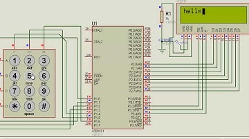 Alpha numeric Keypad Interface with 8051 Microcontroller and it