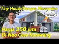 Rumah Tiny House Dengan Mezzanine, Dari Luar 1 Lantai Dalamnya 2 Lantai. 350 Juta Neo Casa Karawang