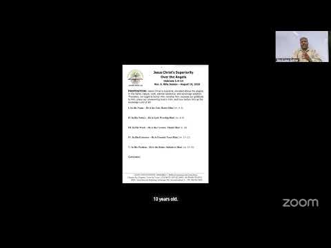 GOOD NEWS BAPTIST ASSEMBLY 10 August 2025- Hebrews 1: 4-14