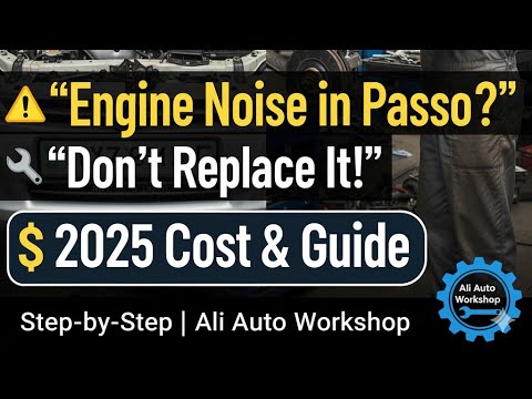 Toyota Passo cars engine If there is noise coming from inside the engine,do not change the engine